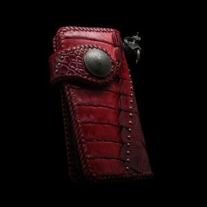 2012/07 バイカーズ ウォレット ボルドークロコダイル