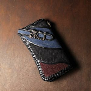 2020/12 トリプルカラーエレファント バイカーズウォレット