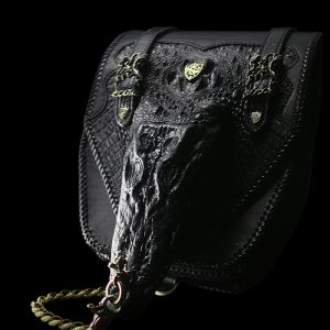 2016/03 クロコダイル頭付き 2way バッグ