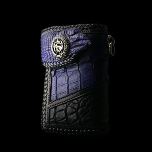 2016/12 ハーフウォレット ブルークロコダイル