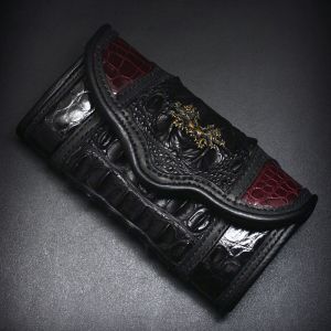 2017/07 ワンスナップ ウォレット パープルクロコダイル