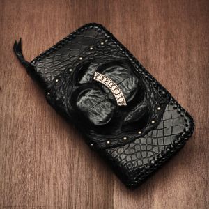 2017/12 クラウンクロコダイル ファスナー ウォレット