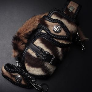 2018/12 バイカーズウォレットフルセット トラ 毛皮