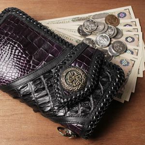 2019/12 バイカーズ ウォレット クロコ パープル