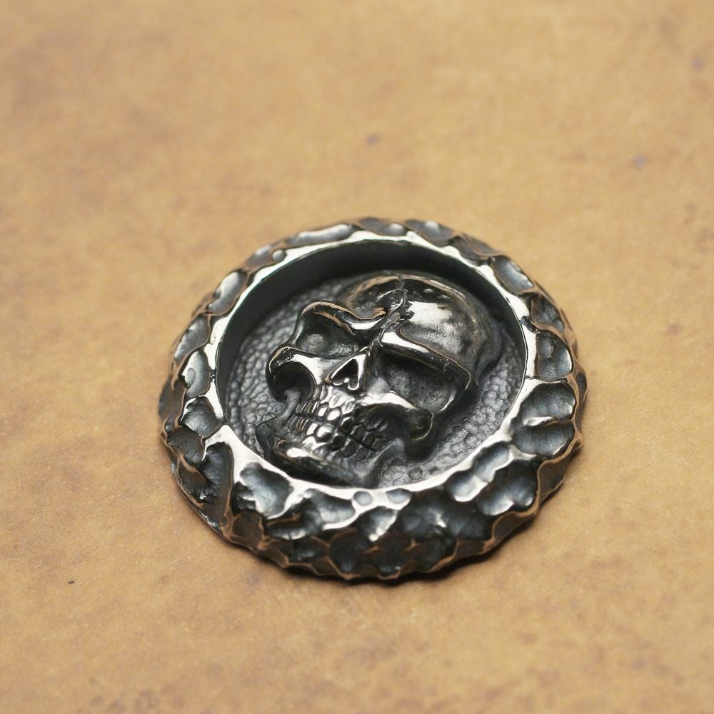 スカル コンチョ Silver925│メンズ革小物通販 S'FACTORY