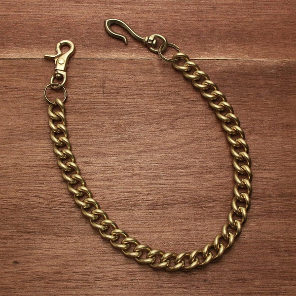 レザーブランドS'FACTORY ウォレット チェーン スタンダード ゴールド ブラス（真鍮）アクセサリー