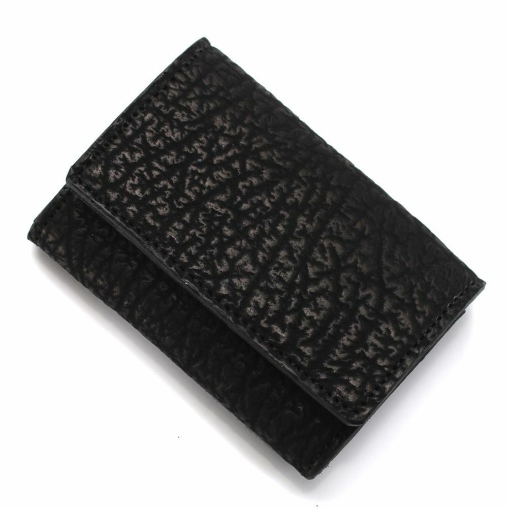 レザーブランドS'FACTORY シンプル名刺入れ シャーク（サメ革）革小物 カードケース