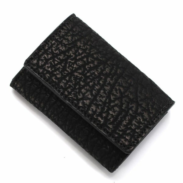 レザーブランドS'FACTORY シンプル名刺入れ シャーク（サメ革）革小物 カードケース