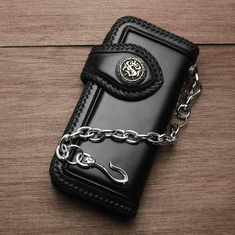 【BULGARO】TS03mini-88ショートウォレット&真鍮チェーン付き ショート ウォレット チェーン リング シルバー ブラス（真鍮