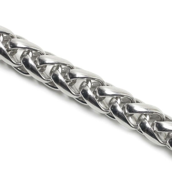 レザーブランドS'FACTORY ショート ウォレット チェーン インフィニティー シルバー ブラス（真鍮）アクセサリー 短い 