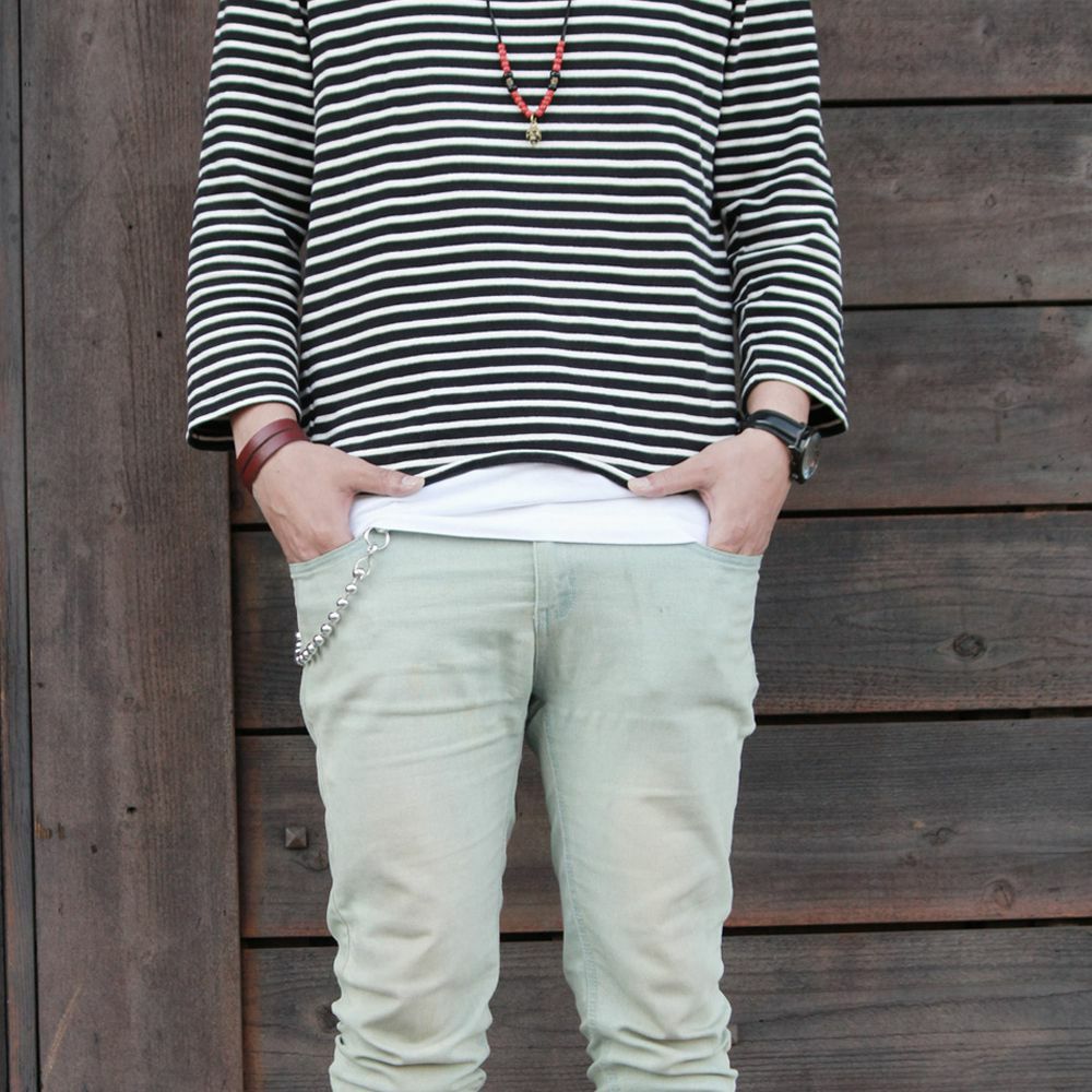 レザーブランドS'FACTORY ショート ウォレット チェーン ボール大 シルバー ブラス（真鍮）アクセサリー 短い 