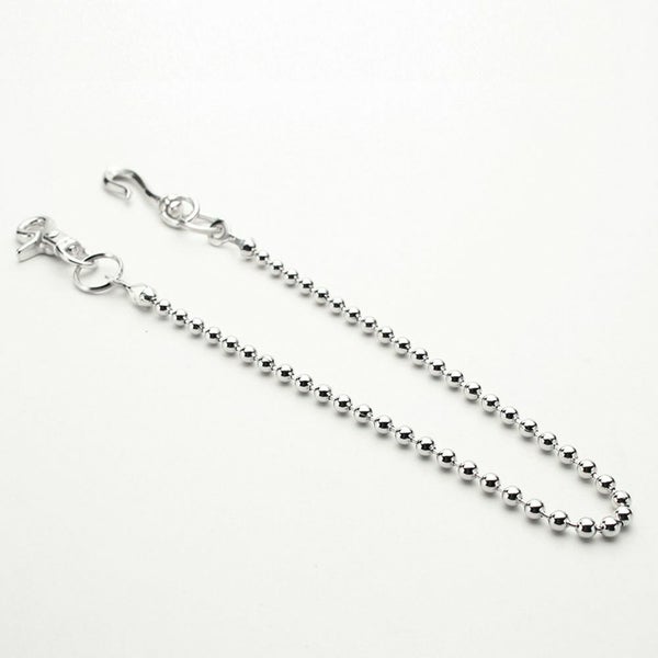 レザーブランドS'FACTORY ウォレット チェーン ボール小 シルバー ブラス（真鍮）アクセサリー