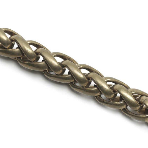 レザーブランドS'FACTORY キーリング ショート ウォレット チェーン インフィニティー ゴールド ブラス（真鍮）アクセサリー 短い 