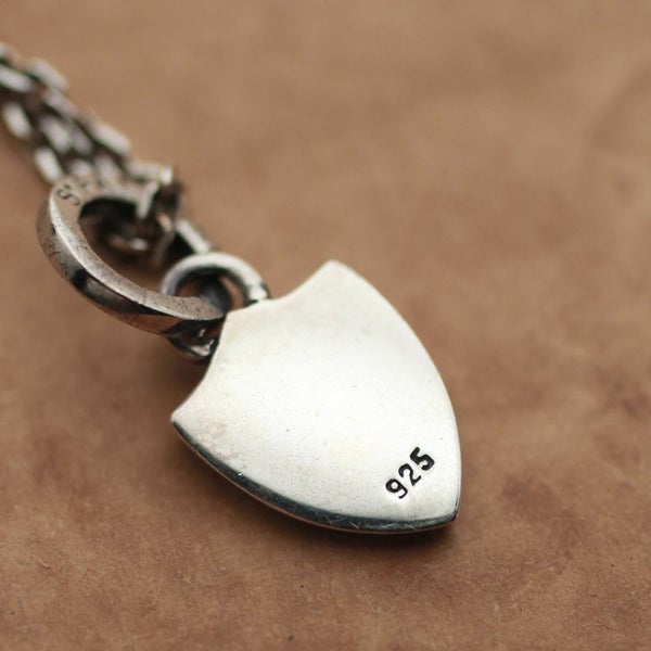 レザーブランドS'FACTORY エンブレムペンダント スモール Silver925 メンズ アクセサリー ネックレス