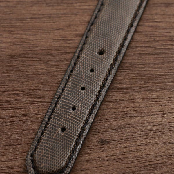 レザーブランドS'FACTORY クロノグラフ腕時計レザーベルト テジュー（イグアナ革）