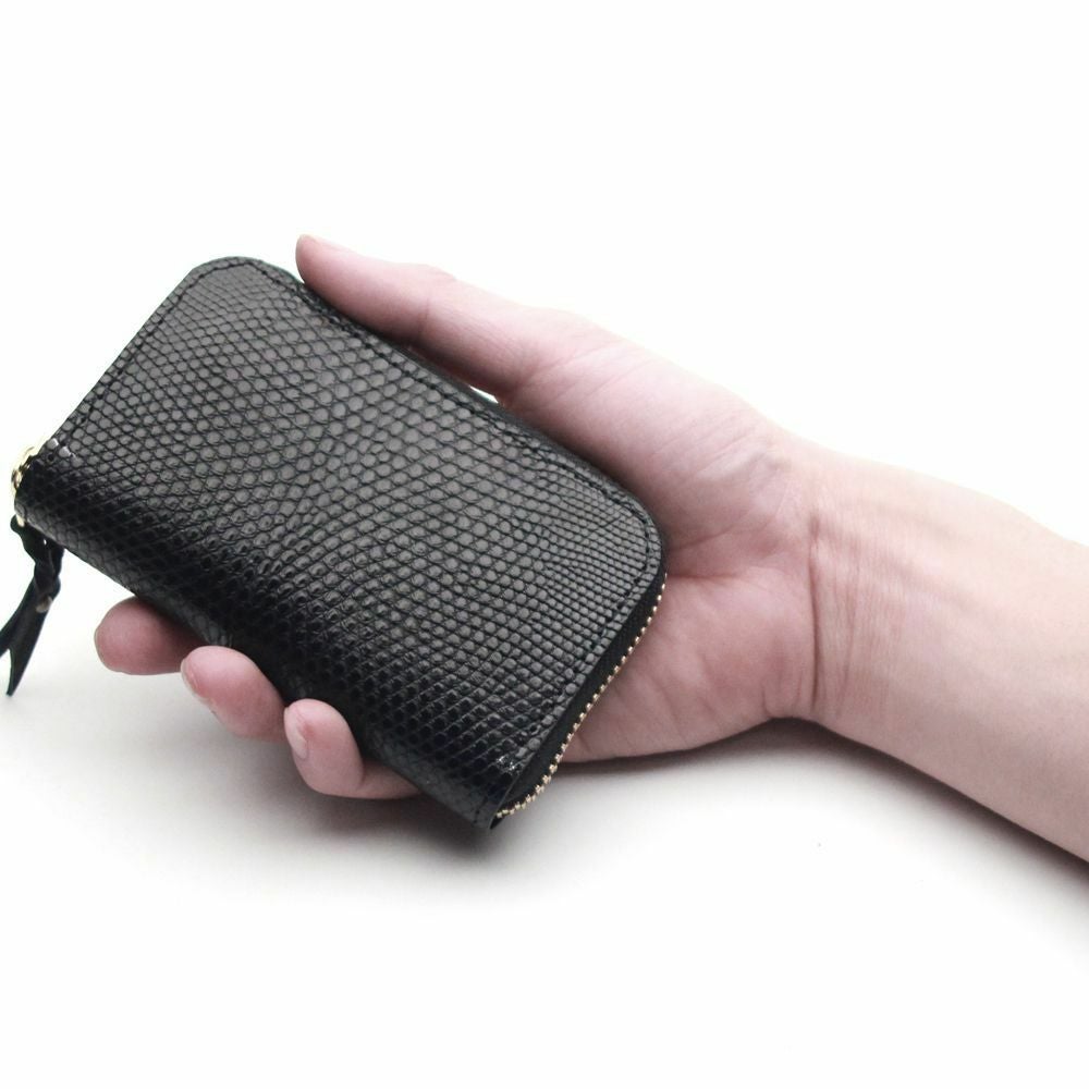 ラウンドファスナーキーケース リザード（トカゲ革）│メンズ革小物