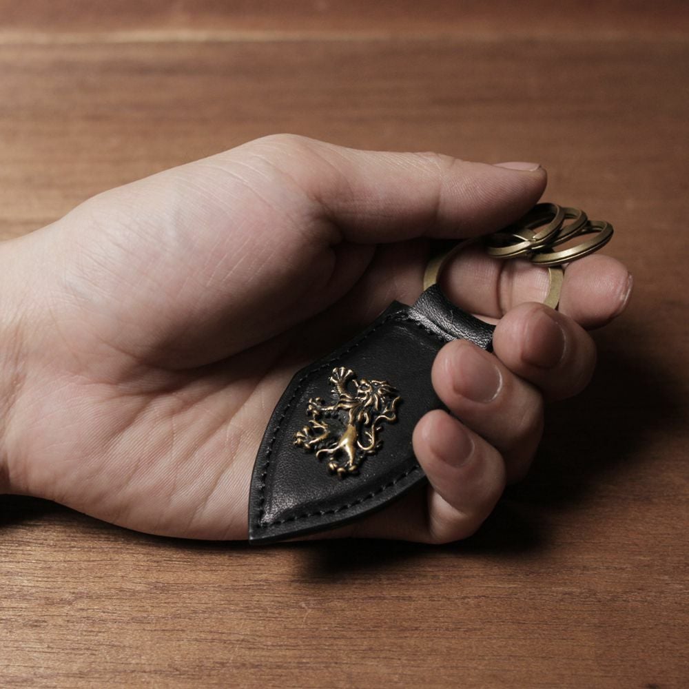 メンズ キーホルダー キーリング レザー 本革 コンパクト アクセサリー