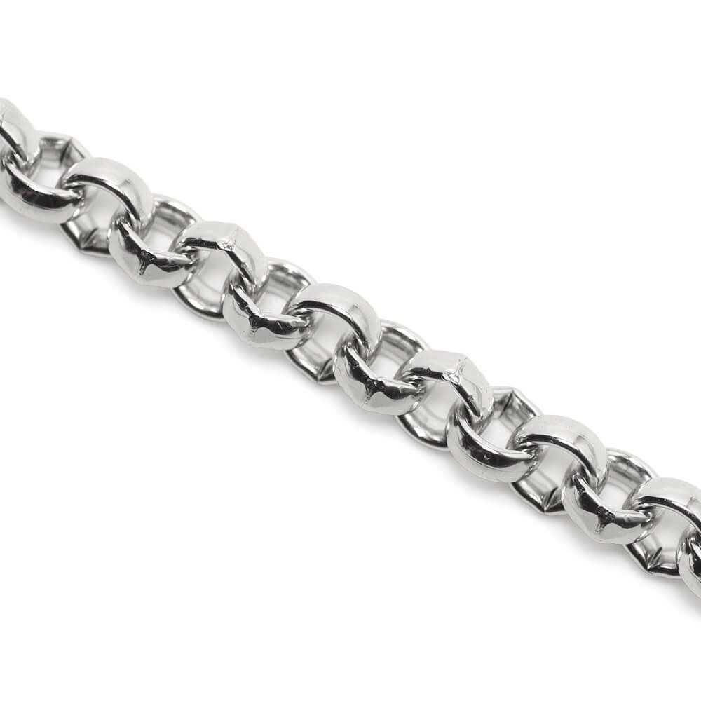 ウォレット チェーン 真鍮 ブラス シルバー 細い メンズ 鎖