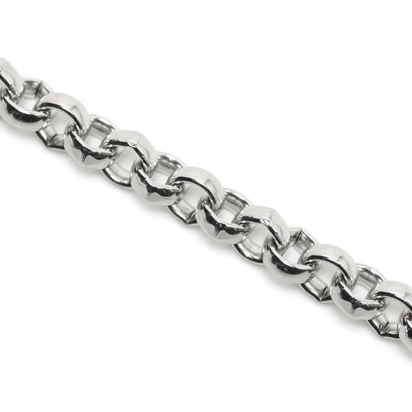 ウォレット チェーン 真鍮 ブラス シルバー 細い メンズ 鎖