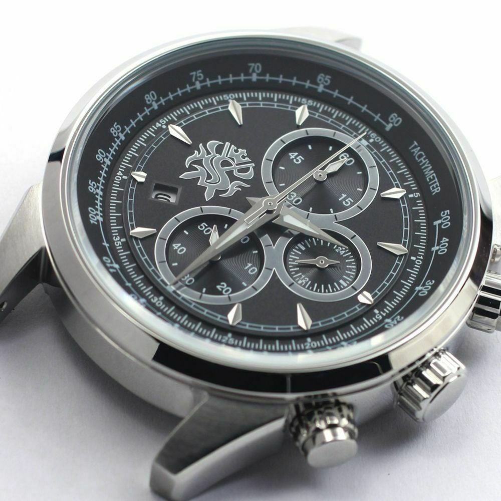 腕時計,ベルト,メンズ,馬革,ポニーレザー,クロノグラフ,ターコイズ,ブルー