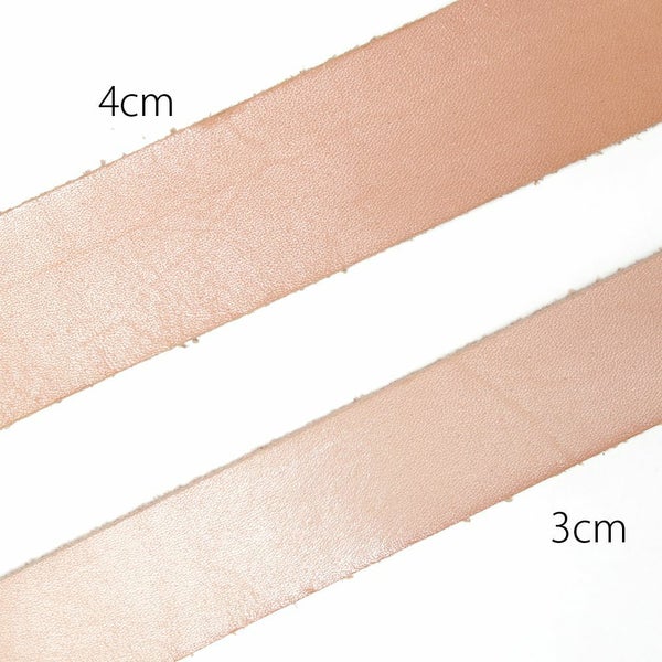 レザーブランドS'FACTORY「栃木レザー ジェムストーンベルト 3cm幅 カウレザー ナチュラル（牛革）」商品画像