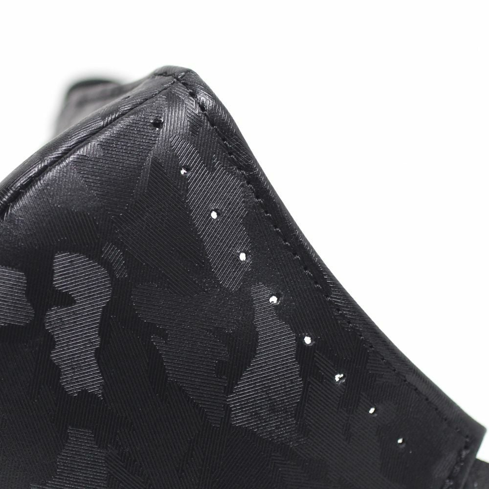 レザーブランドS'FACTORY「レザーカラスマスク カモフラ ブラック」商品画像