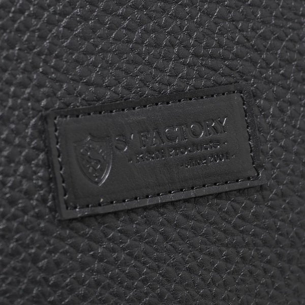 レザーブランドS'FACTORY「BURNOUTシンプルトート バッグ カウレザー ブラック（牛革）」商品画像