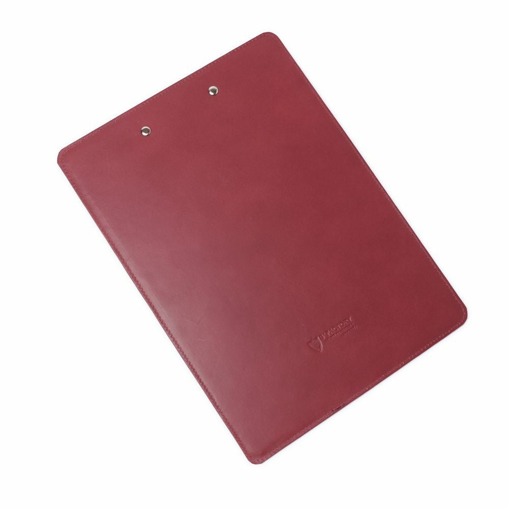 A4 シングル レザーバインダー レッド（牛革）│メンズ革小物通販 S