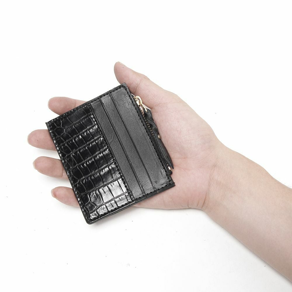 カードマネークリップ クロコダイル（ワニ革）│メンズ革小物通販 S