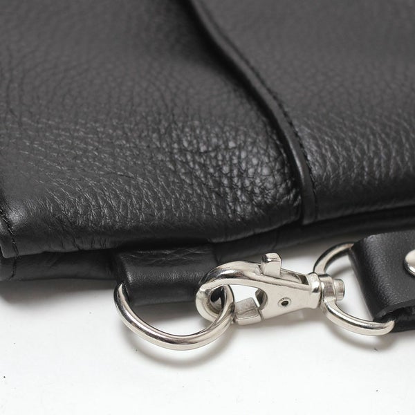 クラッチバッグ ブラック カウレザー（牛革）